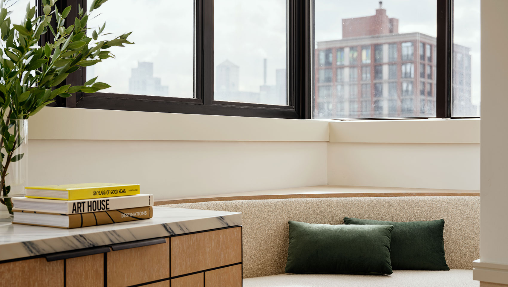 Penthouse window seat at Kimpton Ashbel