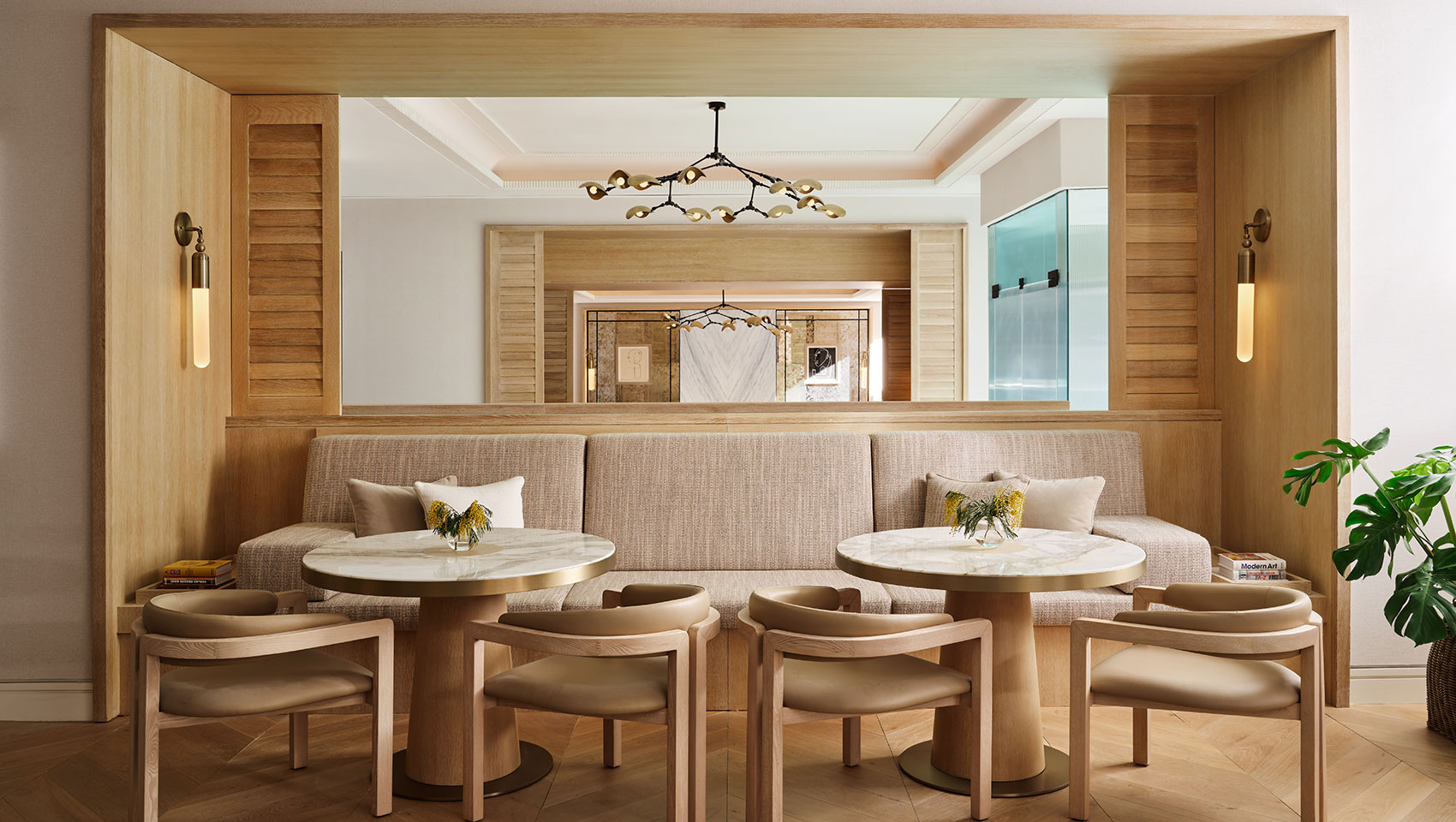 Lobby Living Room seating and tables at Kimpton Ashbel
