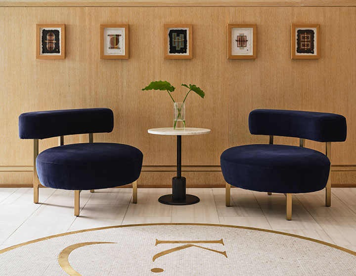 Lobby seating at Kimpton Ashbel
