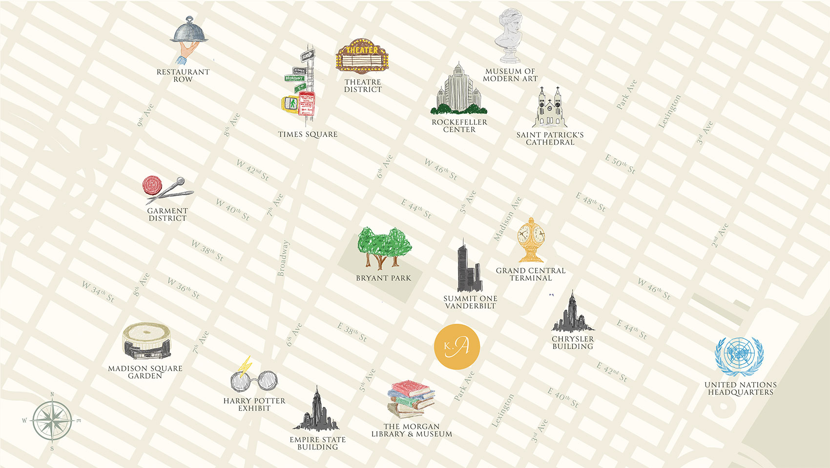 Kimpton Ashbel New York - Park Avenue area map